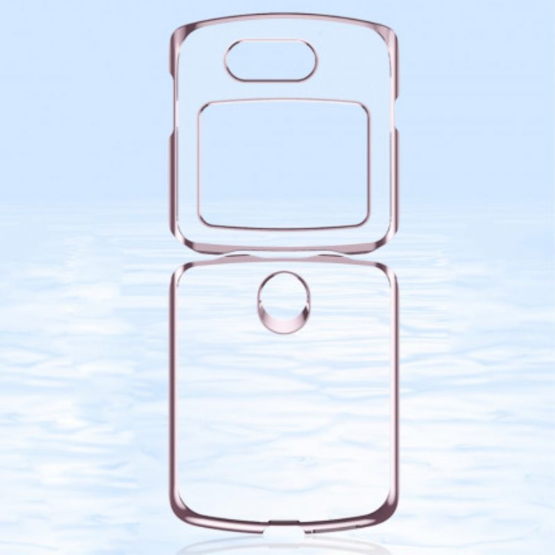 Case Motorola Razr 5G Metallistyyliset Reunat