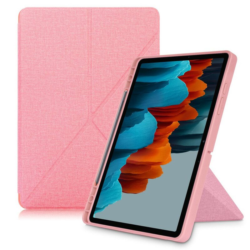 Puhelinkuoret Samsung Galaxy Tab S7 FE Origami-kangasrakenne