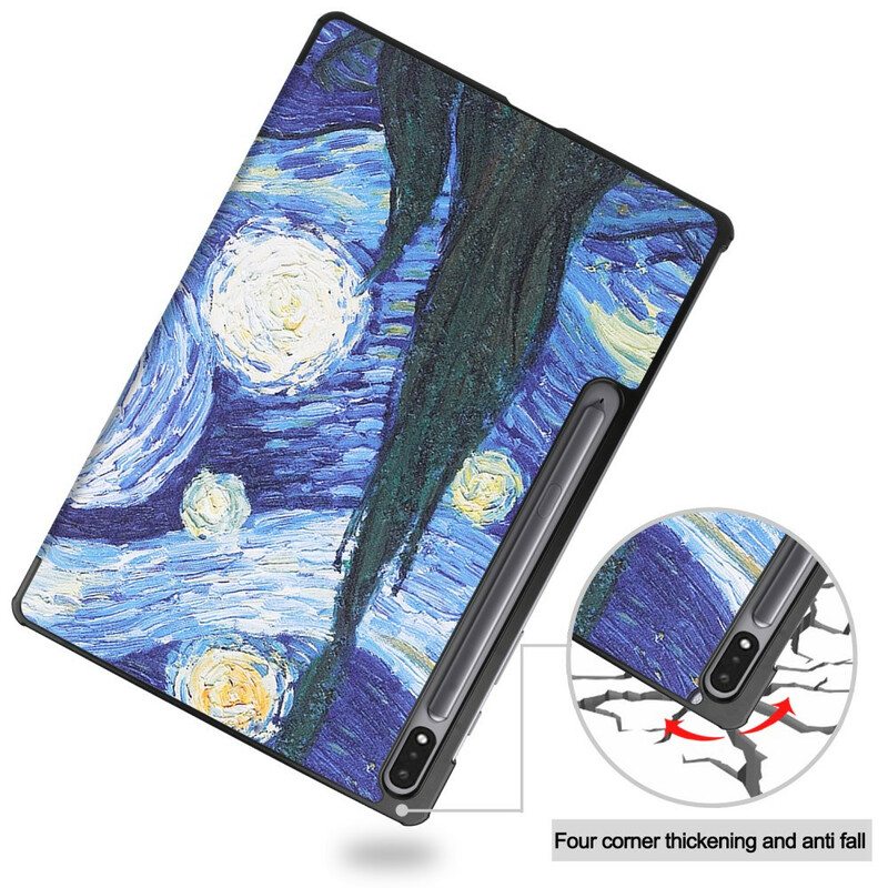 Puhelinkuoret Samsung Galaxy Tab S7 FE Starry Night Kynäpidike