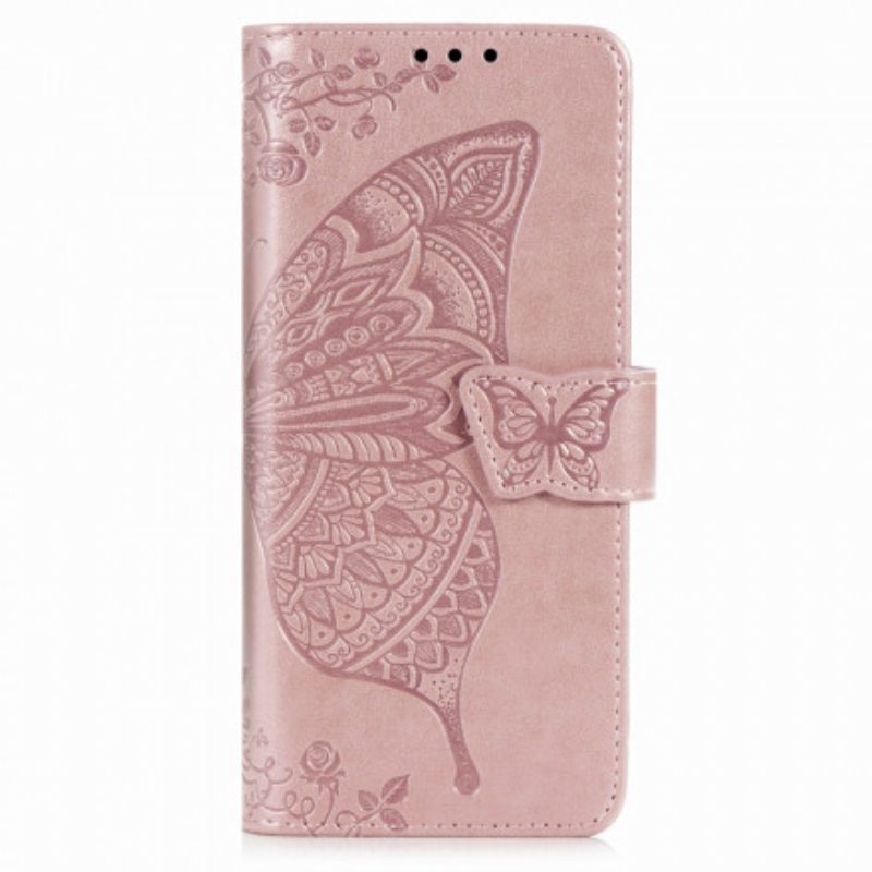 Kotelot Samsung Galaxy Z Fold 2 Butterfly Design Kaulanauhalla