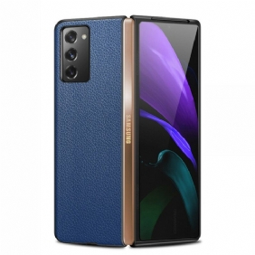 Kuori Samsung Galaxy Z Fold 2 Aitoa Litsi-nahkaa