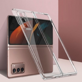 Kuori Samsung Galaxy Z Fold 2 Läpinäkyvät Metalliset Reunat Gkk