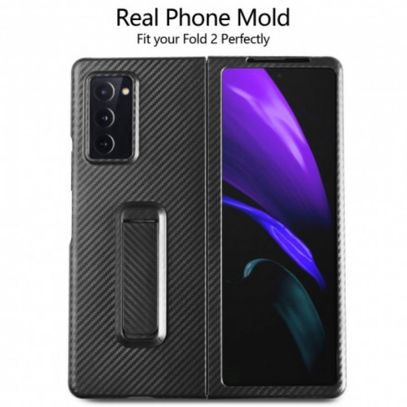 Kuori Samsung Galaxy Z Fold 2 Teksturoitu Hands-free-tuella