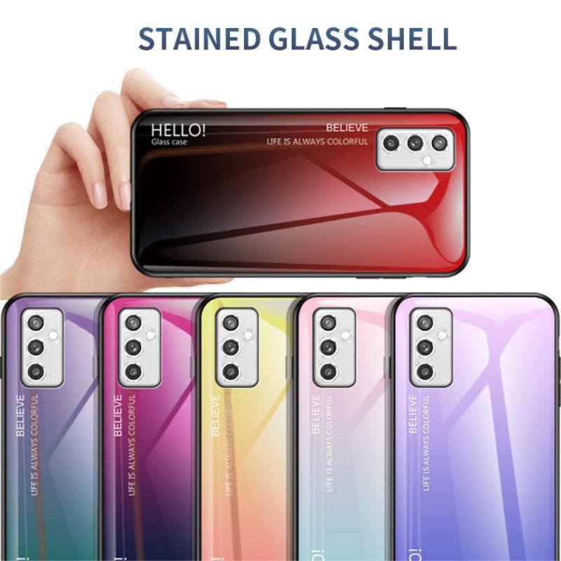 Case Samsung Galaxy M52 5G Karkaistu Lasi Hello