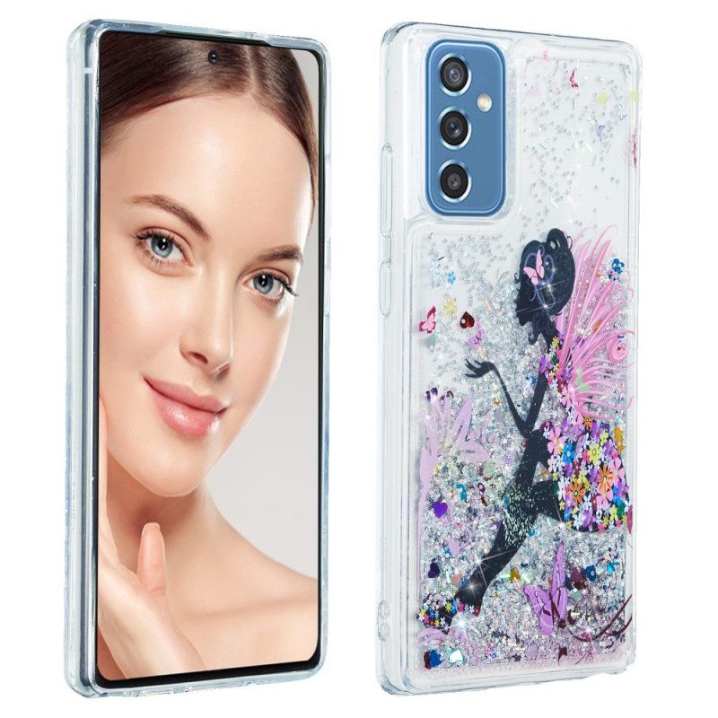 Case Samsung Galaxy M52 5G Prinsessa Paljetteja