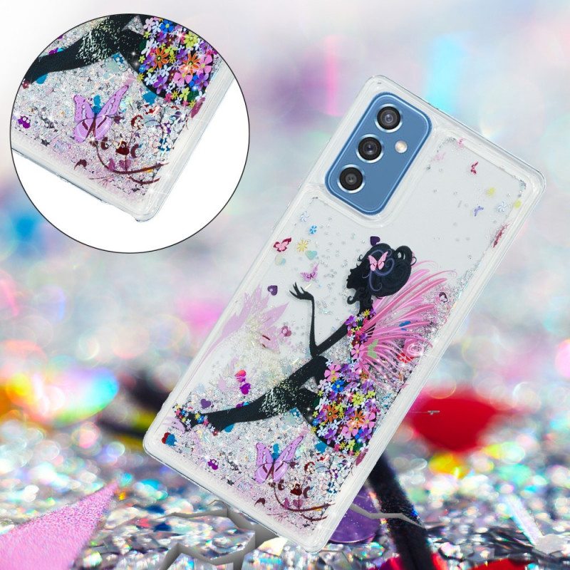 Case Samsung Galaxy M52 5G Prinsessa Paljetteja