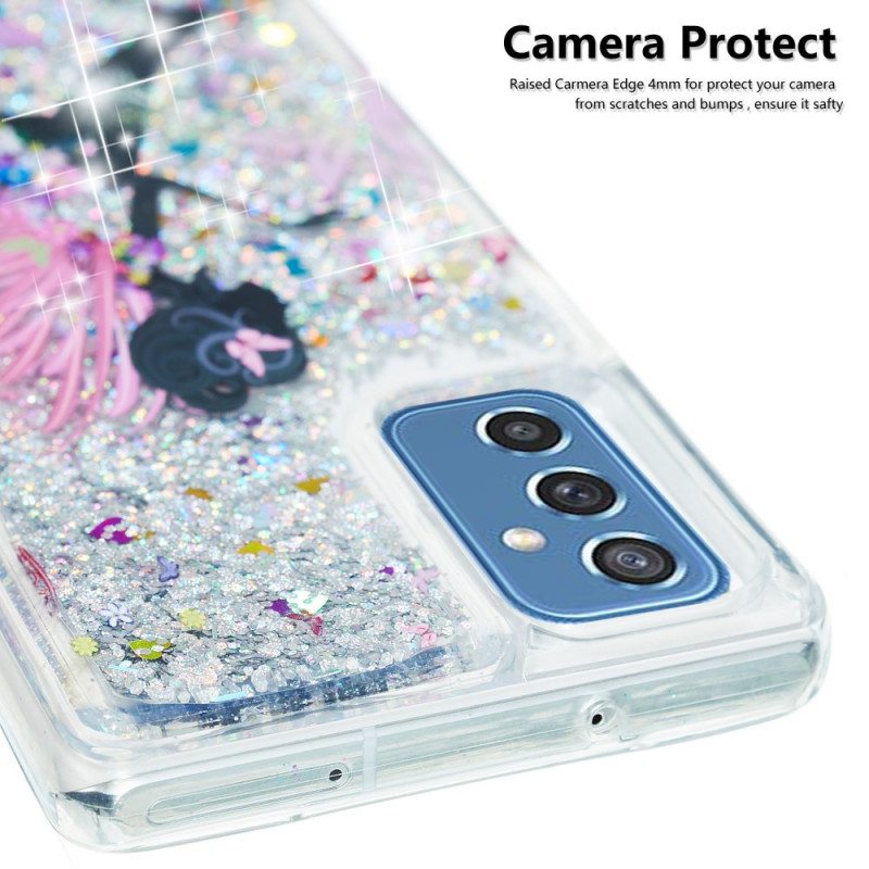 Case Samsung Galaxy M52 5G Prinsessa Paljetteja