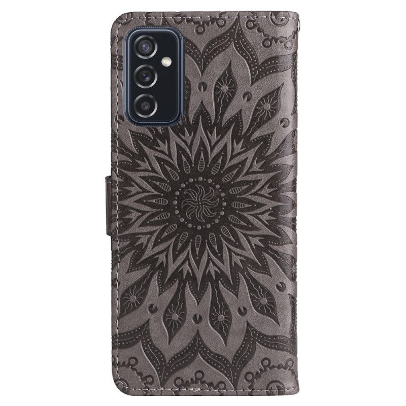 Nahkakotelo Samsung Galaxy M52 5G Itämainen Mandala