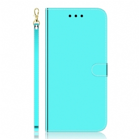 Flip Case iPhone 14 Keinonahkainen Peilin Kansi