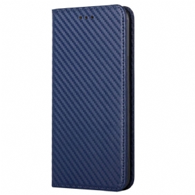 Puhelinkuoret iPhone 14 Suojaketju Kuori Kotelot Flip Strappy Carbon Fiber Style