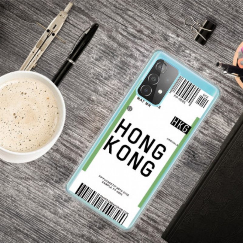 Case Samsung Galaxy A32 5G Boarding Pass Hongkongiin