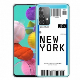 Case Samsung Galaxy A32 5G Boarding Pass New Yorkiin