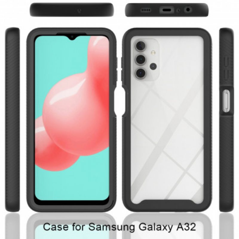 Case Samsung Galaxy A32 5G Hybridimuotoiset Silikonireunat