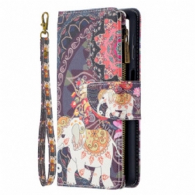 Kotelot Samsung Galaxy A32 5G Elephant Vetoketjullinen Tasku