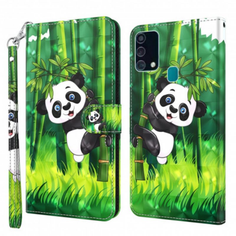 Kotelot Samsung Galaxy A32 5G Light Spot Panda Ja Bambu