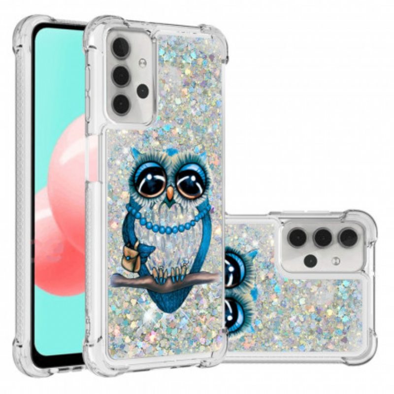 Kuori Samsung Galaxy A32 5G Neiti Owl Sequins