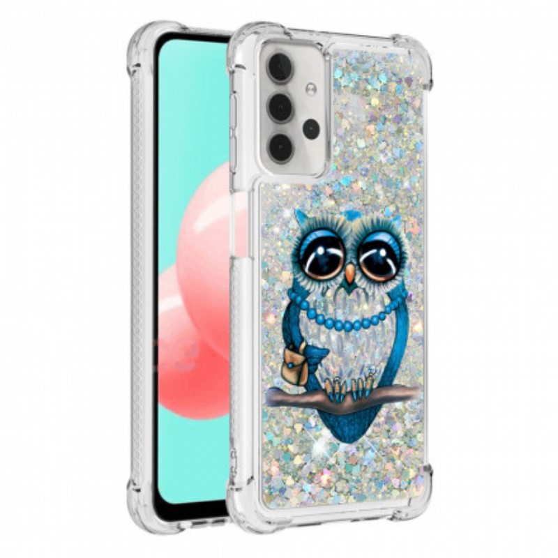 Kuori Samsung Galaxy A32 5G Neiti Owl Sequins