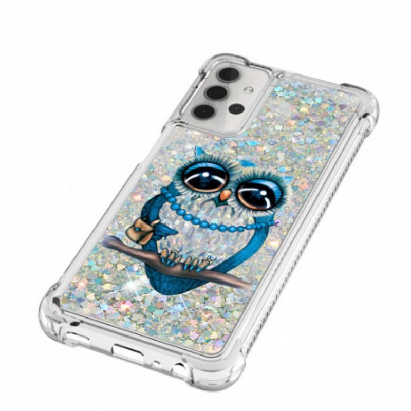 Kuori Samsung Galaxy A32 5G Neiti Owl Sequins