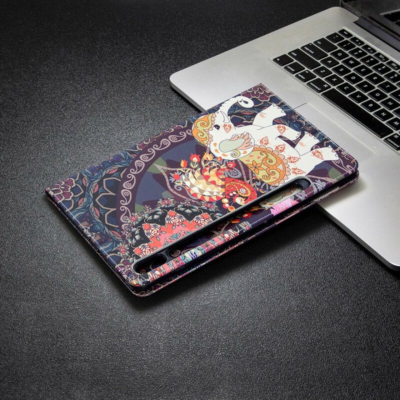 Kotelot Samsung Galaxy Tab S8 / Tab S7 Elephant Print Pattern