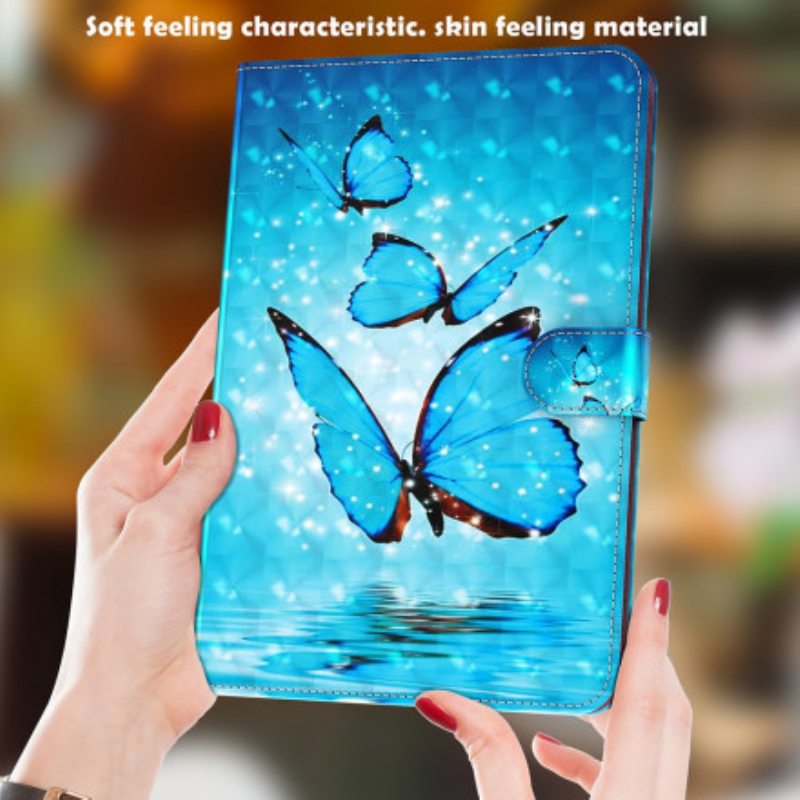 Kotelot Samsung Galaxy Tab S8 / Tab S7 Keinonahkaiset Perhoset