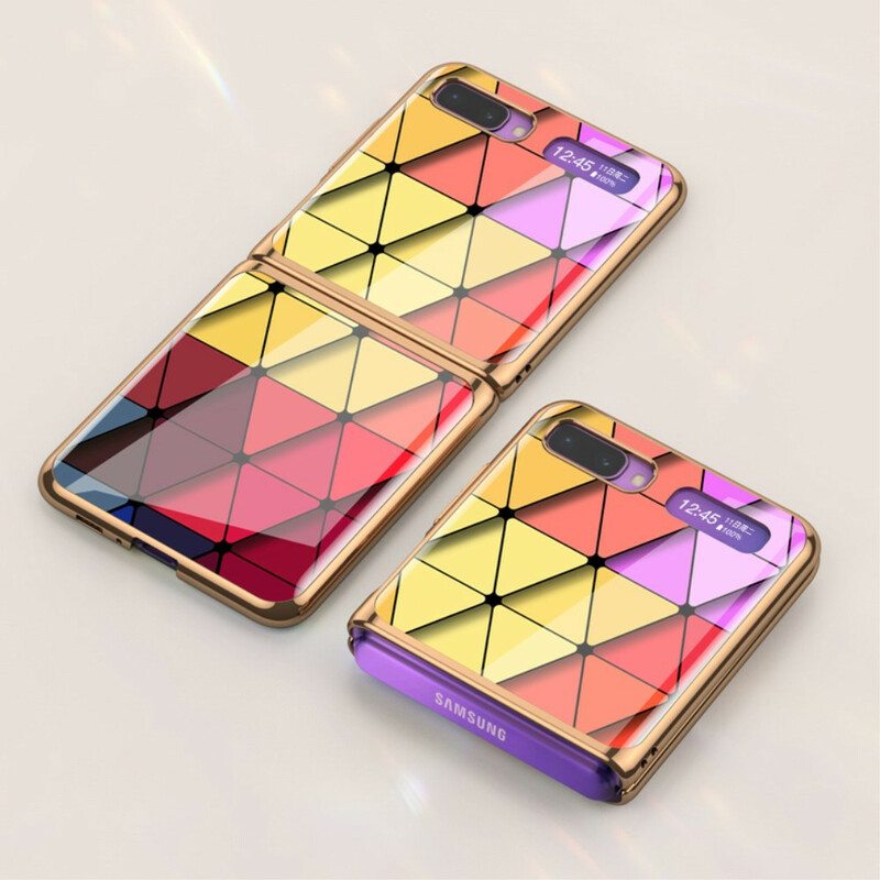 Case Samsung Galaxy Z Flip Kotelot Flip Muotoilugeometria Gkk