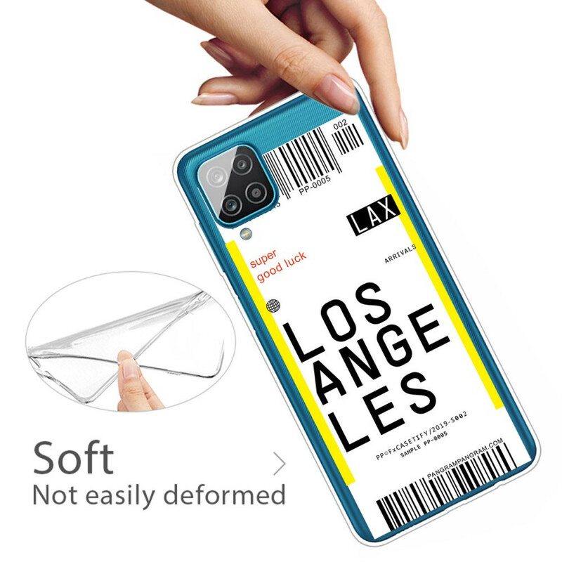 Case Samsung Galaxy M12 / A12 Lentolippu Los Angelesiin