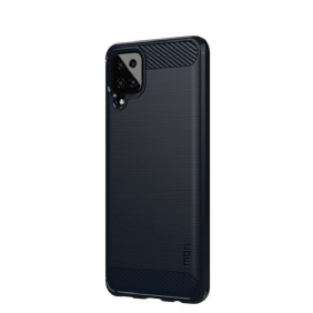 Case Samsung Galaxy M12 / A12 Mofi Harjattu Hiilikuitu