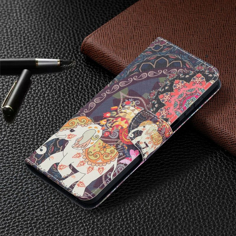 Flip Case Samsung Galaxy M12 / A12 Intian Norsu