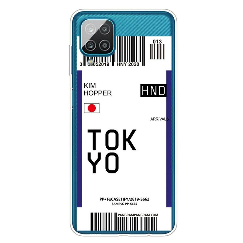 Kuori Samsung Galaxy M12 / A12 Boarding Pass Tokioon