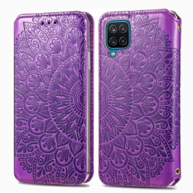 Puhelinkuoret Samsung Galaxy M12 / A12 Kotelot Flip Mandala