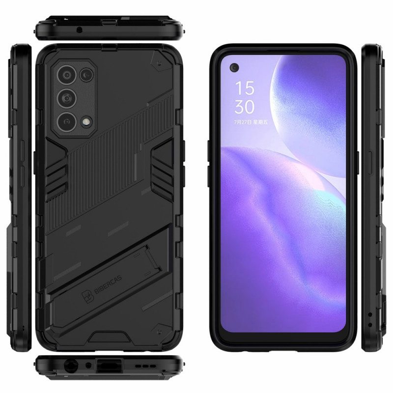 Case Oppo Find X3 Lite Hands-free-kaksiasentoinen Irrotettava Teline