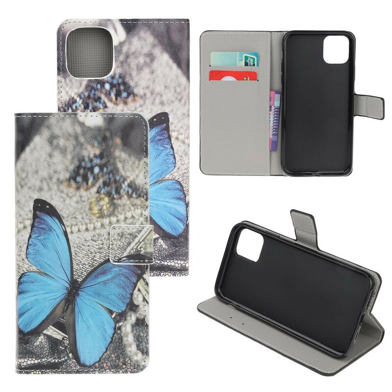 Flip Case iPhone 12 / 12 Pro Hullut Perhoset