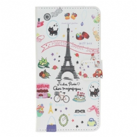 Flip Case iPhone 12 / 12 Pro Rakastan Pariisia