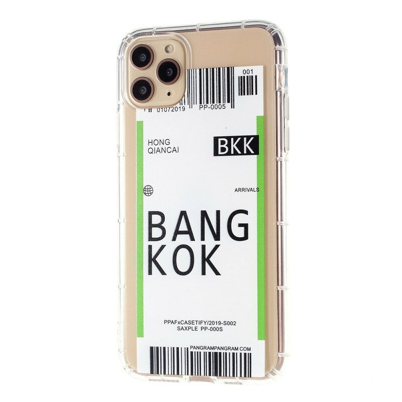 Kuori iPhone 12 / 12 Pro Boarding Pass Bangkokiin