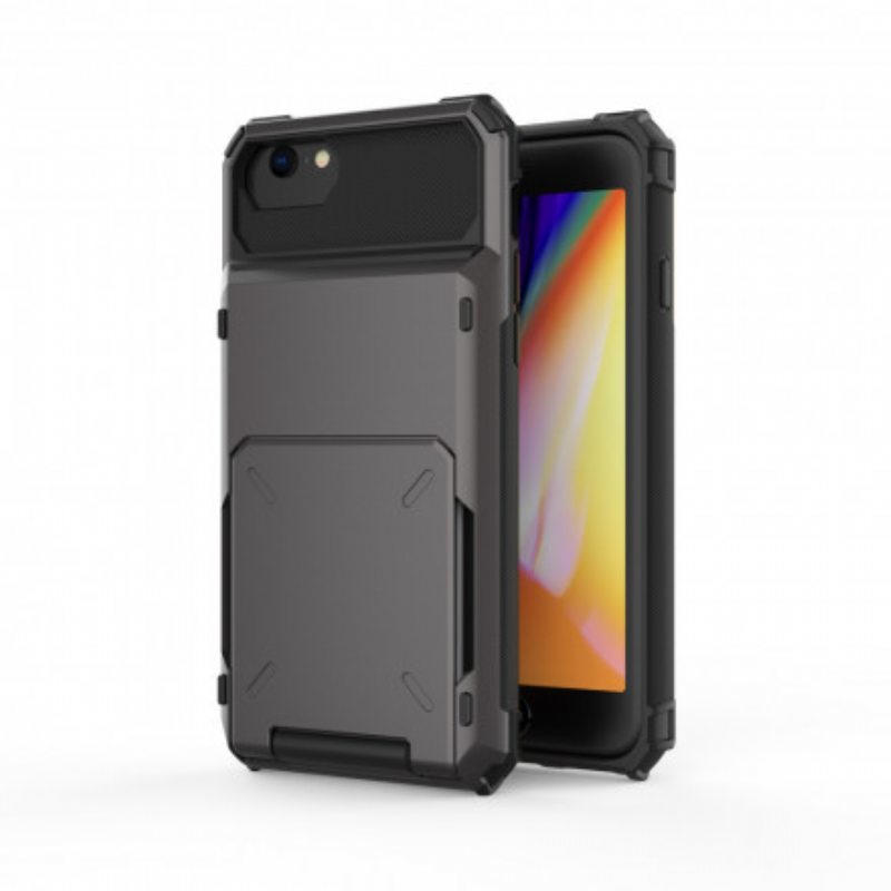 Case iPhone SE 3 / SE 2 / 8 / 7 Flip Style -korttikotelo