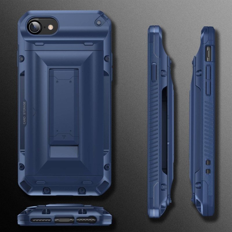 Case iPhone SE 3 / SE 2 / 8 / 7 Korttipidike Ja Irrotettava Pidike