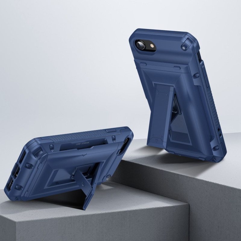 Case iPhone SE 3 / SE 2 / 8 / 7 Korttipidike Ja Irrotettava Pidike