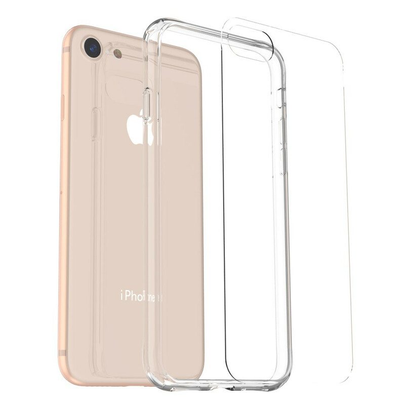 Case iPhone SE 3 / SE 2 / 8 / 7 Läpinäkyvä Leeu Lasi Ja Akryyli