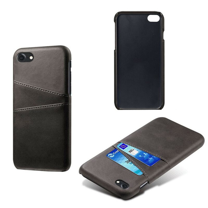 Kuori iPhone SE 3 / SE 2 / 8 / 7 Double Card Holder Ksq