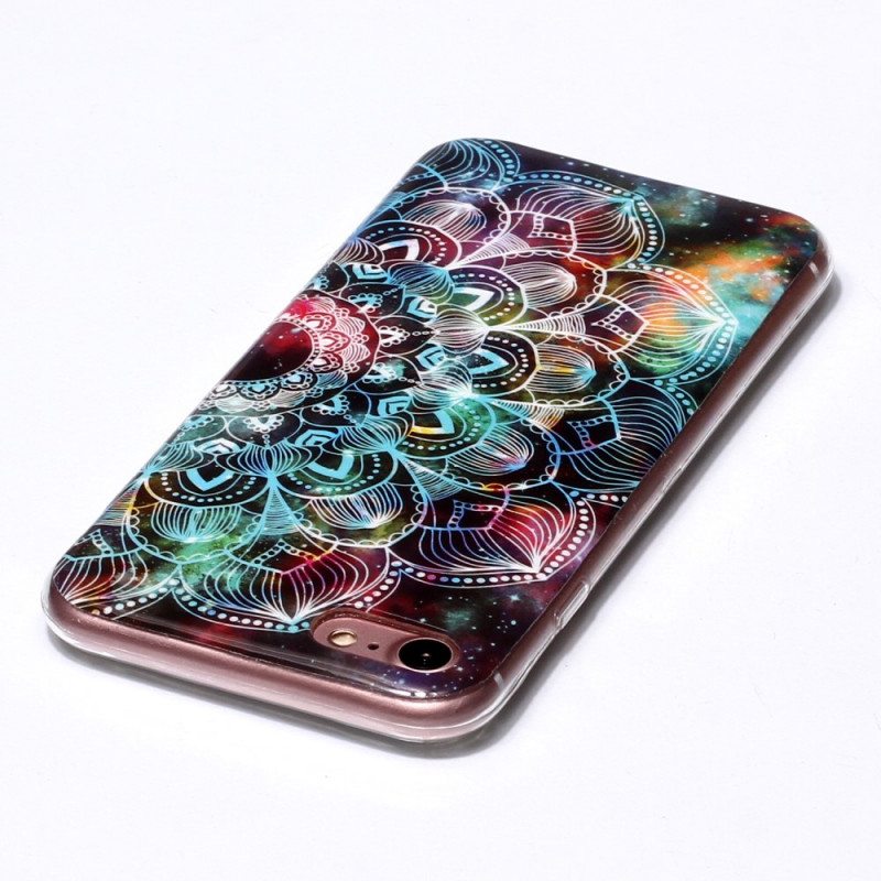 Kuori iPhone SE 3 / SE 2 / 8 / 7 Fluoresoiva Mandala