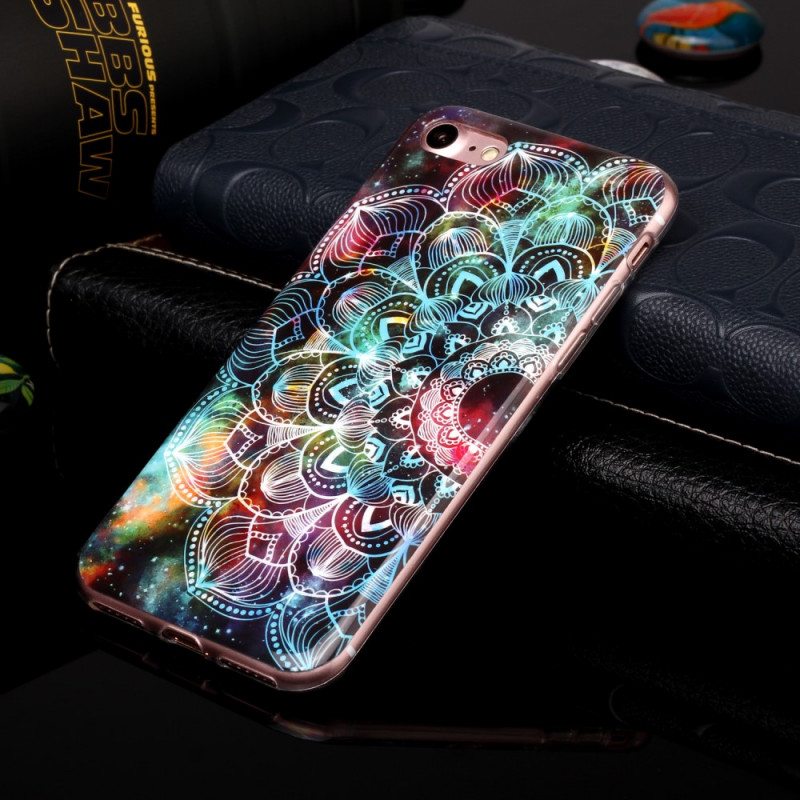 Kuori iPhone SE 3 / SE 2 / 8 / 7 Fluoresoiva Mandala