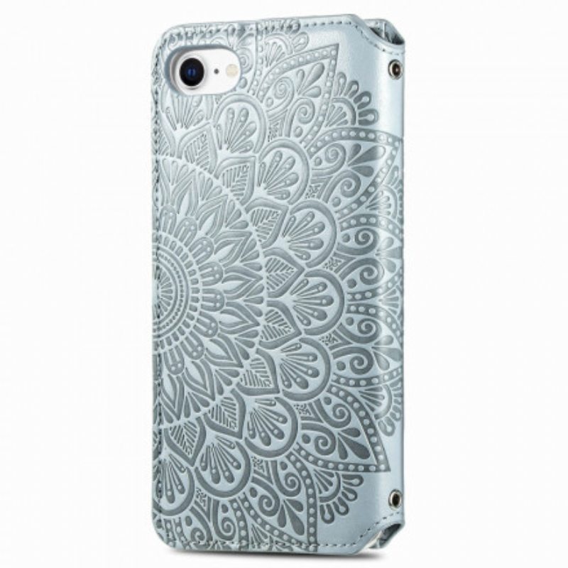 Puhelinkuoret iPhone SE 3 / SE 2 / 8 / 7 Kotelot Flip Mandala