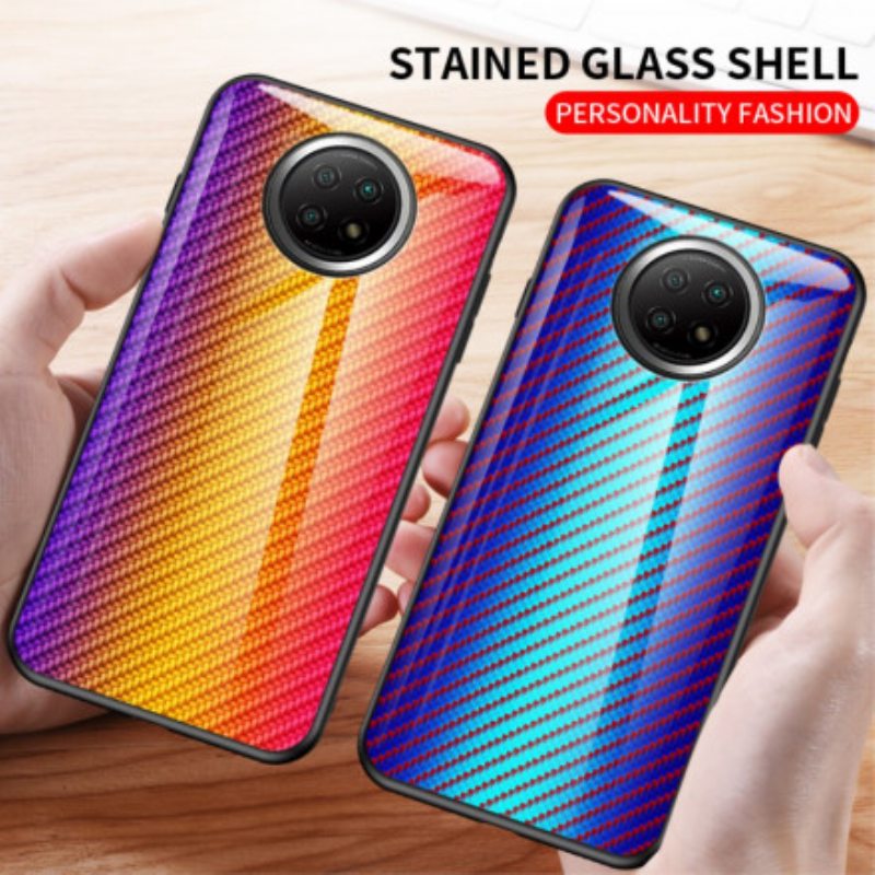 Case Xiaomi Redmi Note 9 5G Karkaistua Hiilikuitulasia