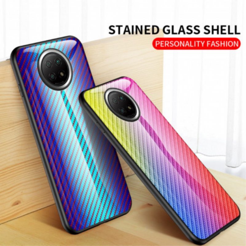 Case Xiaomi Redmi Note 9 5G Karkaistua Hiilikuitulasia