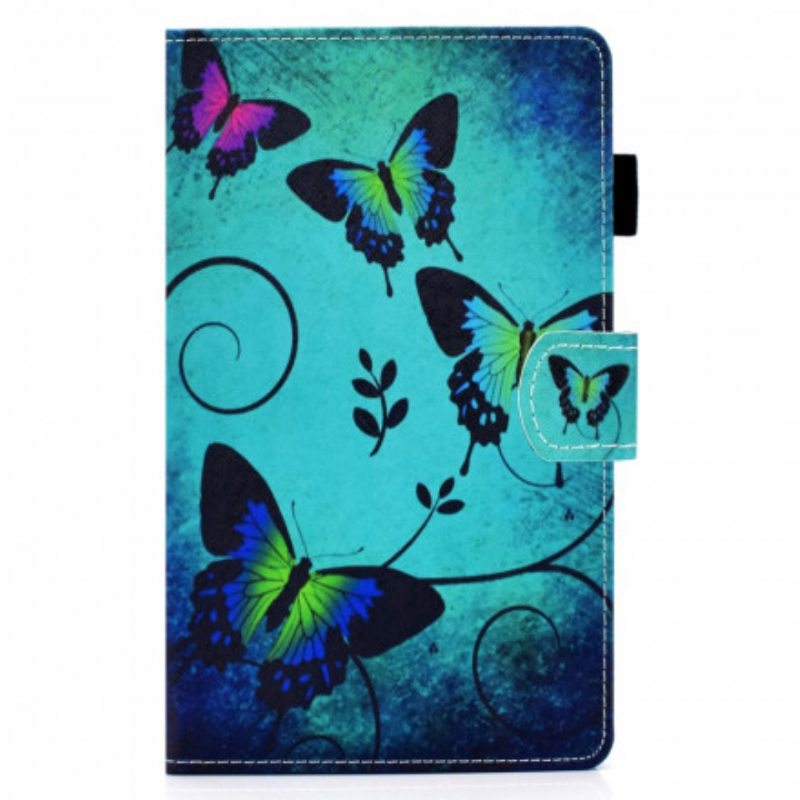 Flip Case Samsung Galaxy Tab A7 (2020) Ainutlaatuisia Perhosia