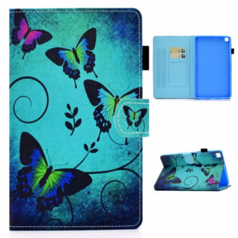 Flip Case Samsung Galaxy Tab A7 (2020) Ainutlaatuisia Perhosia