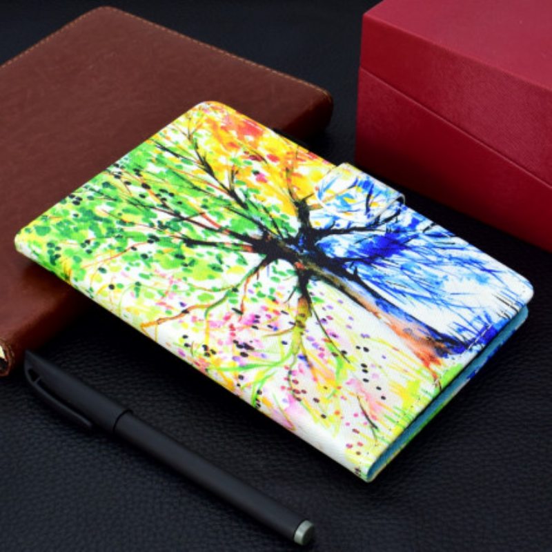 Flip Case Samsung Galaxy Tab A7 (2020) Akvarelli Puu