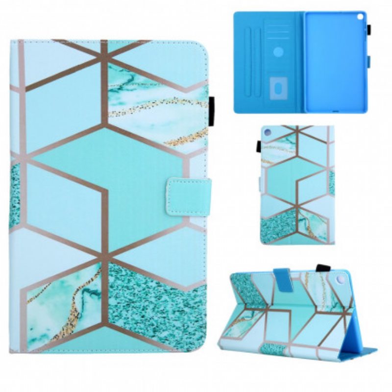 Flip Case Samsung Galaxy Tab A7 (2020) Geometrinen Kuvio