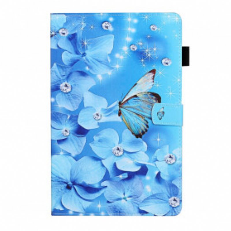 Flip Case Samsung Galaxy Tab A7 (2020) Timanttiperhoset