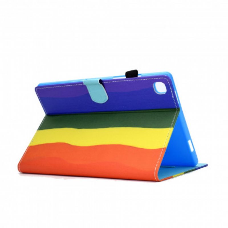 Flip Case Samsung Galaxy Tab A7 (2020) Värikäs